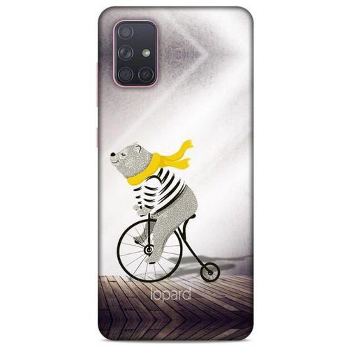Samsung Galaxy A71 Kılıf FunnyMaX (11) Tam Koruma Kahve Ayı