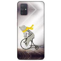 Samsung Galaxy A71 Kılıf FunnyMaX (11) Tam Koruma Kahve Ayı