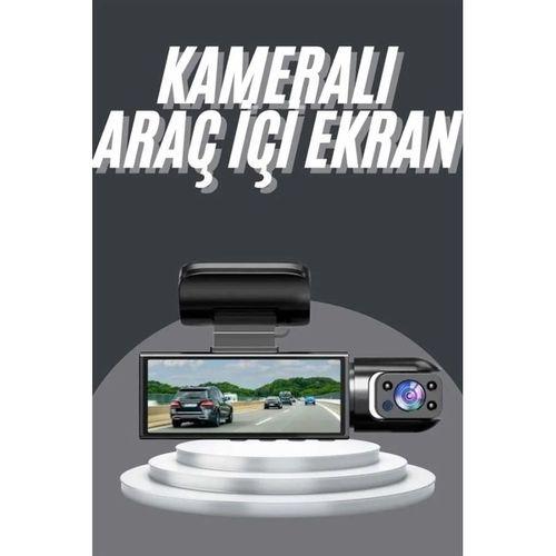 Video Ve Fotoğraf Kaydedici Sürüş Kamerası Ön Ve Arka Çift Kameralı