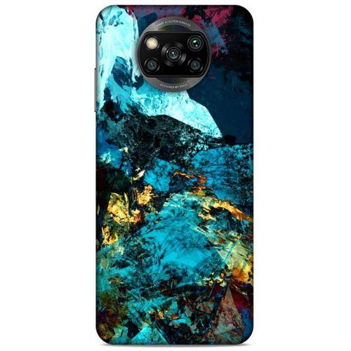 Lopard Xiaomi Redmi Poco X3 Uyumlu Kılıf Soyut Sanat (40) Desenli Fit Silikon Kılıf