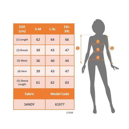 Kadın Uzun Kollu Dantel V Yakalı Sandy Bluz