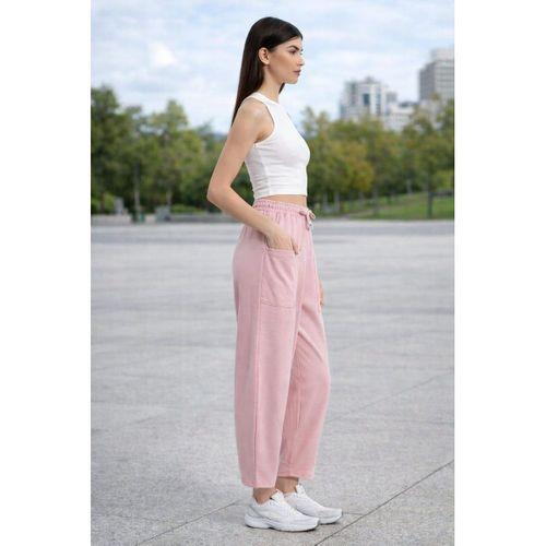 ALEXANDERGARDİ BELİ LASTİKLİ CEP DETAYLI PALAZZO PANTOLON(B24-002702)