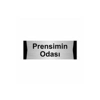 Özarslan Dizayn Prensimin Odası 5X20cm Gümüş Renk Metal Yönlendirme Levhası