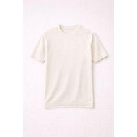 Kwon Bisiklet Yaka Basic Kısa Kollu İnce Triko Erkek T-Shirt - Bej