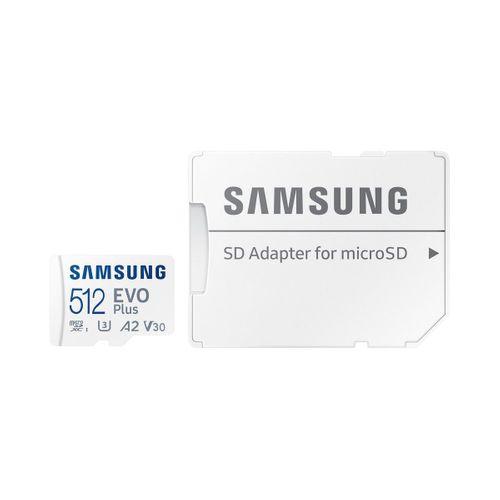 512GB SAMSUNG EVO PLUS MICROSDXC UHS-I U3 V30 A2 160MB/s MB-MC512SA/TR
