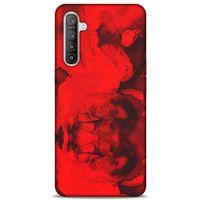 Mermer Kırmızı Samsung Galaxy M21 Kılıf