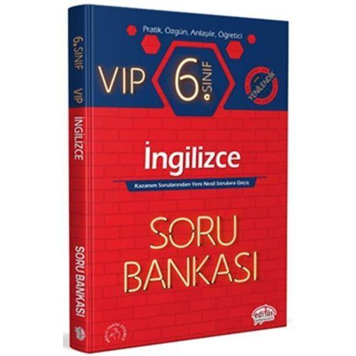 6.Sınıf Vip İngilizce Soru Bankası Editör Yayınları