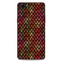 Oppo A79 Kılıf Dragons (8) Baskılı Kılıf Ejderha Deri Pembe