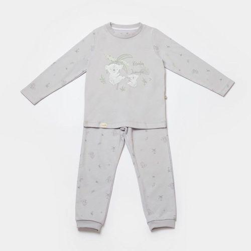 Bibaby Biorganic Koala Jumper Pijama Takım 59778 Gri