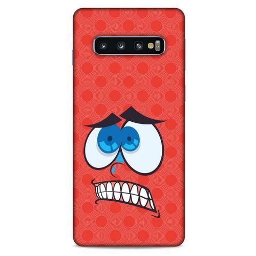 Emojix (80) Samsung Galaxy S10 Kılıf Silikon Kapak Desenli