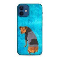 Apple iPhone 12 Mini Kılıf Köpek Kıyafetleri (34) Slim Armor Kılıf Kapişonlu Sweet