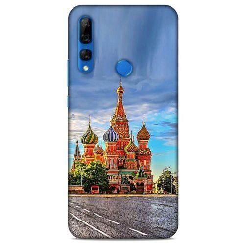 Huawei Y9 Prime 2019 Kılıf Dünya Mimarisi (22) Tam Koruma Kılıfı Aziz Vasil Rusya