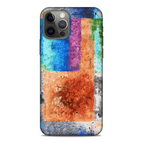 Lopard Apple iPhone 12 Pro Uyumlu Kılıf Soyut Sanat (49) Baskılı Ultra Silikon Kılıf