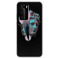 Huawei P40 Pro Kılıf HD Desen Baskılı Arka Kapak - Heykel