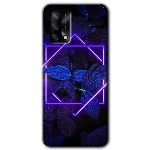 BeRa Aksesuar Oppo A74 Kılıf Baskılı Kapak - Mekanik Yaprak 5 +Tam Kaplayan Mat Seramik