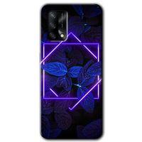 BeRa Aksesuar Oppo A74 Kılıf Baskılı Kapak - Mekanik Yaprak 5 +Tam Kaplayan Mat Seramik