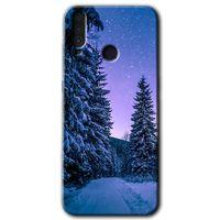 General Mobile GM 10 Kılıf HD Desen Baskılı Arka Kapak - Kış Manzarası