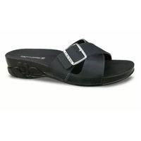 Ceyo Flora 11ı Siyah Ortopedik Kadın Terlik