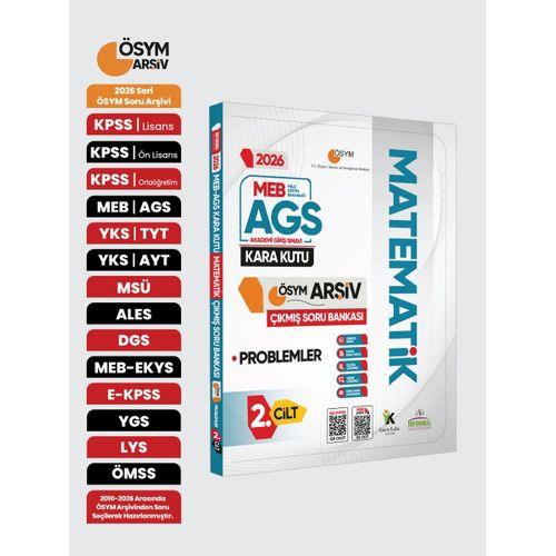 2026 MEB AGS MATEMATİK Kara Kutusu 2 Cilt PROBLEMLER ÖSYM Çıkmış Soru Bankası Özetli Dijital Çözümlü