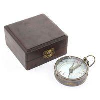 Ahşap Kutulu Pirinç Pusula