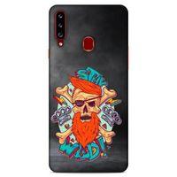 Lopard Samsung Galaxy A20s Uyumlu Kılıf Tattoo's (33) Hybrid Kılıf Stay Wild