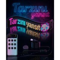 Rgb Led Matrix Panel Esnek Yapı Uygulama Kontrollü Kayan Yazı Ekranı