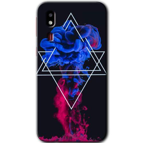 Galaxy A2 Core Kılıf HD Desen Baskılı Arka Kapak - Mekanik Duman 1 + Kırılmaz Cam