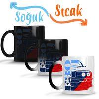 Bmw e30 m3 Sihirli Kupa Bardak Porselen