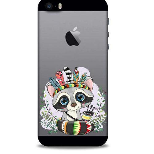 Zoologix (41) Apple Iphone 5S Şeffaf Kılıf Silikon Desenli