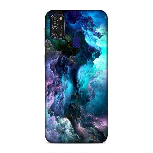 Samsung Galaxy M21 Kılıf Renk Kasirgasi Arka Kapak Silikon Koruma Full Koruyucu