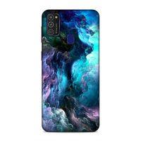Samsung Galaxy M21 Kılıf Renk Kasirgasi Arka Kapak Silikon Koruma Full Koruyucu