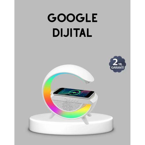 Kablosuz Şarjlı Bluetooth Hoparlör Ve Gece Lambası – Nfc, Fm Radyo, Rgb Işık