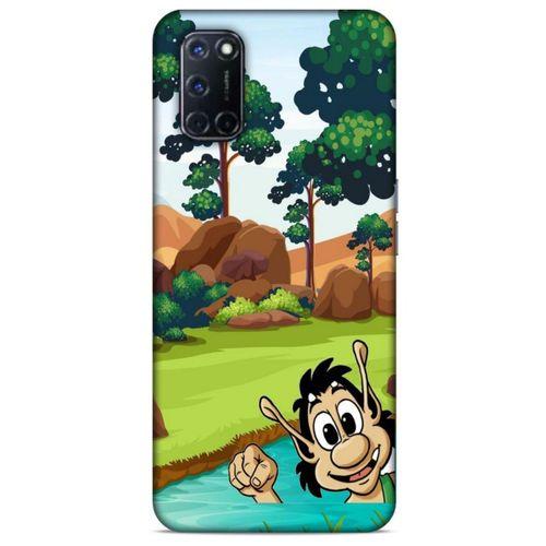 Retro (10) Desen Full Koruma Kılıfı Renkli Oppo A72 Kılıf