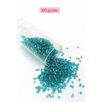 Kesme Cam Boncuk 2mm - 60 Gram - Şeffaf Turkuaz - BNC364