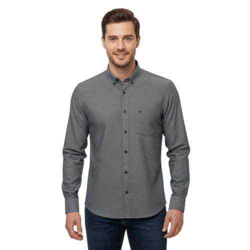 Erkek Klasik Petek Dokulu Uzun Kol Gömlek 3814 BGL-ST04817