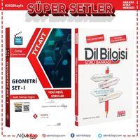 Sonuç Yayınları TYT AYT Geometri Set 1 ve AKM Dil Bilgisi Soru Bankası Seti 2 Kitap