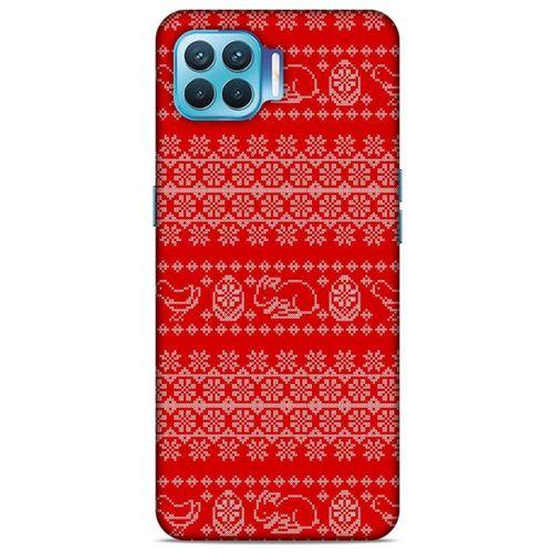 Kazak (9) Desenli Silikon Kapak Oppo Reno 4 Lite Kılıf