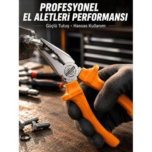 Ergonomik Saplı Hassas Kavrama Dövme Çelik Pense