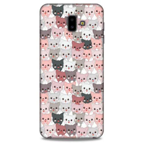Lopard Samsung Galaxy J6 Plus Uyumlu Kılıf Kediler (31) TPU Kılıf Minikler