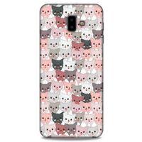 Lopard Samsung Galaxy J6 Plus Uyumlu Kılıf Kediler (31) TPU Kılıf Minikler
