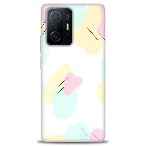 Xiaomi Mi 11T Pro Kılıf HD Baskılı Kılıf - Renkler Çubuklar + Tam Ekran Koruyucu