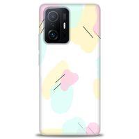 Xiaomi Mi 11T Pro Kılıf HD Baskılı Kılıf - Renkler Çubuklar + Tam Ekran Koruyucu