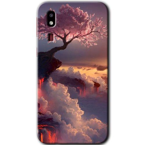 Galaxy A2 Core Kılıf HD Desen Baskılı Arka Kapak - Uçurumdaki Hayat + Kırılmaz Cam