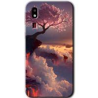 Galaxy A2 Core Kılıf HD Desen Baskılı Arka Kapak - Uçurumdaki Hayat + Kırılmaz Cam