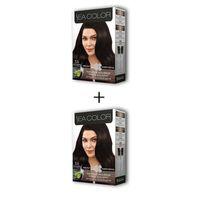 2X2 Tüp Krem Saç Boyası Seti Koyu Kahve No:3.0