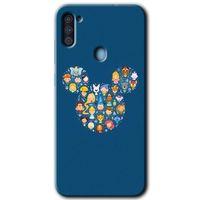 Galaxy A11 Kılıf HD Desen Baskılı Arka Kapak - Mickey