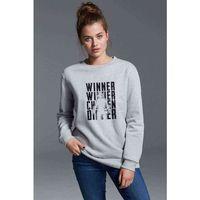 Pubg Winner Baskılı Gri Kadın Sweatshirt