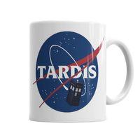 Doctor Who Tardis Nasa  Kupa Bardak Porselen