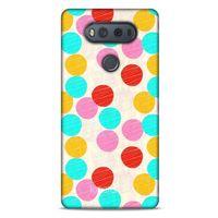 LG K61 Kılıf Pastel Renkler (30) Silicone Case Turkuaz Pembe