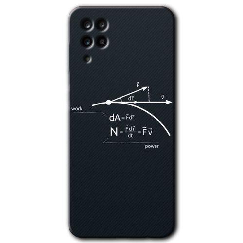 Samsung Galaxy A12 Kılıf Baskılı Kapak - Work Formül +Tam Kaplayan Mat Seramik